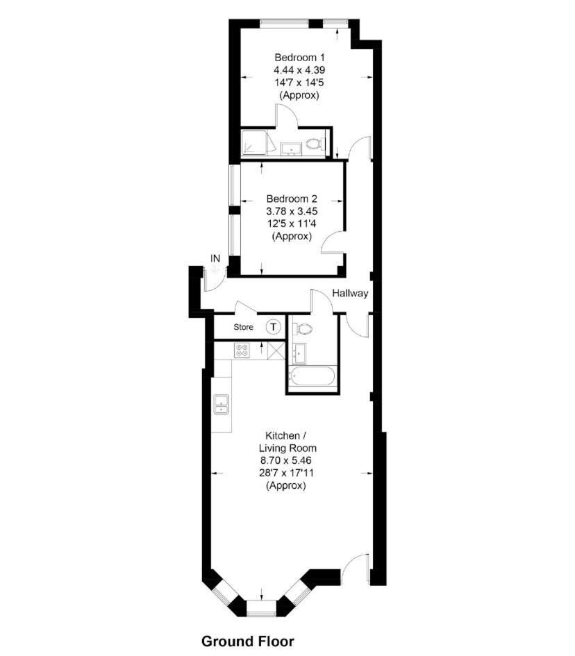 Stunning 2 Bed Apartment Sea Views And Parking ワージング エクステリア 写真